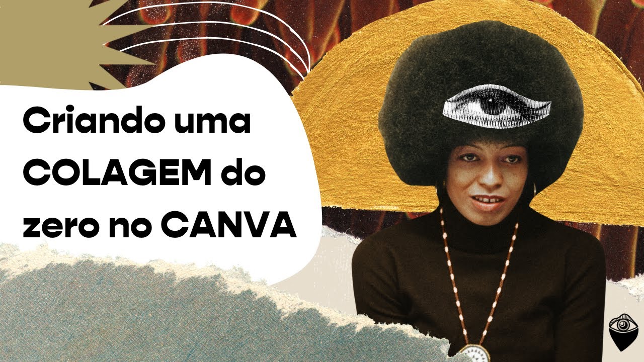 Criando uma COLAGEM do zero no CANVA! | Tutorial