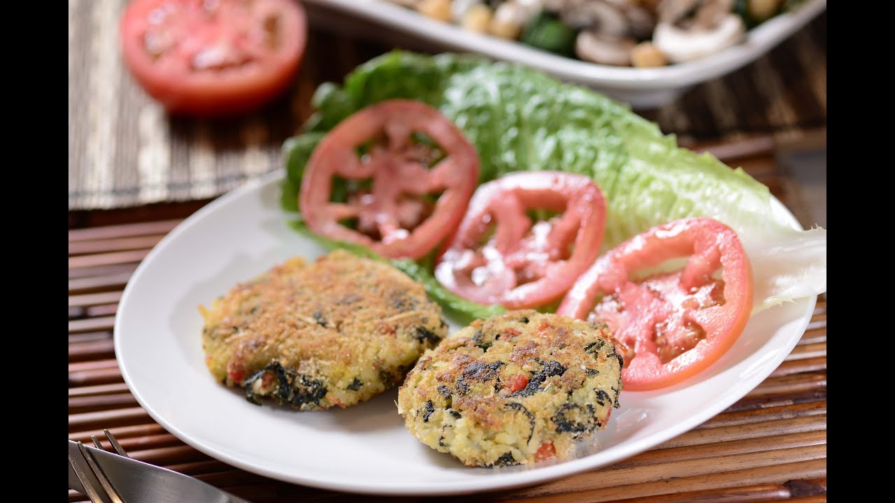 Hamburguesas de arroz con espinacas - Como cocinar