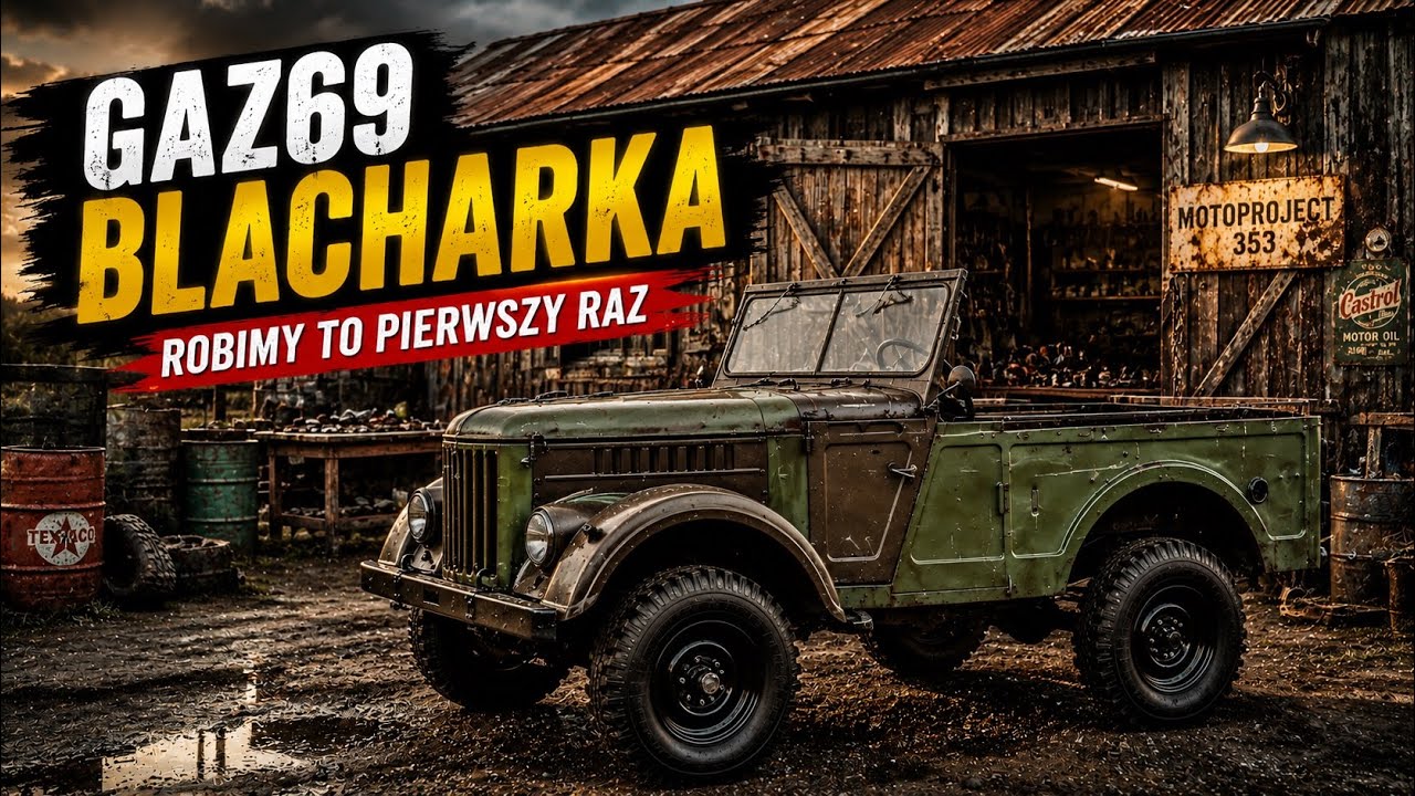 GAZ 69 RESTORATION | RENOWACJA | CZ.4 BLACHARKA (1/2)