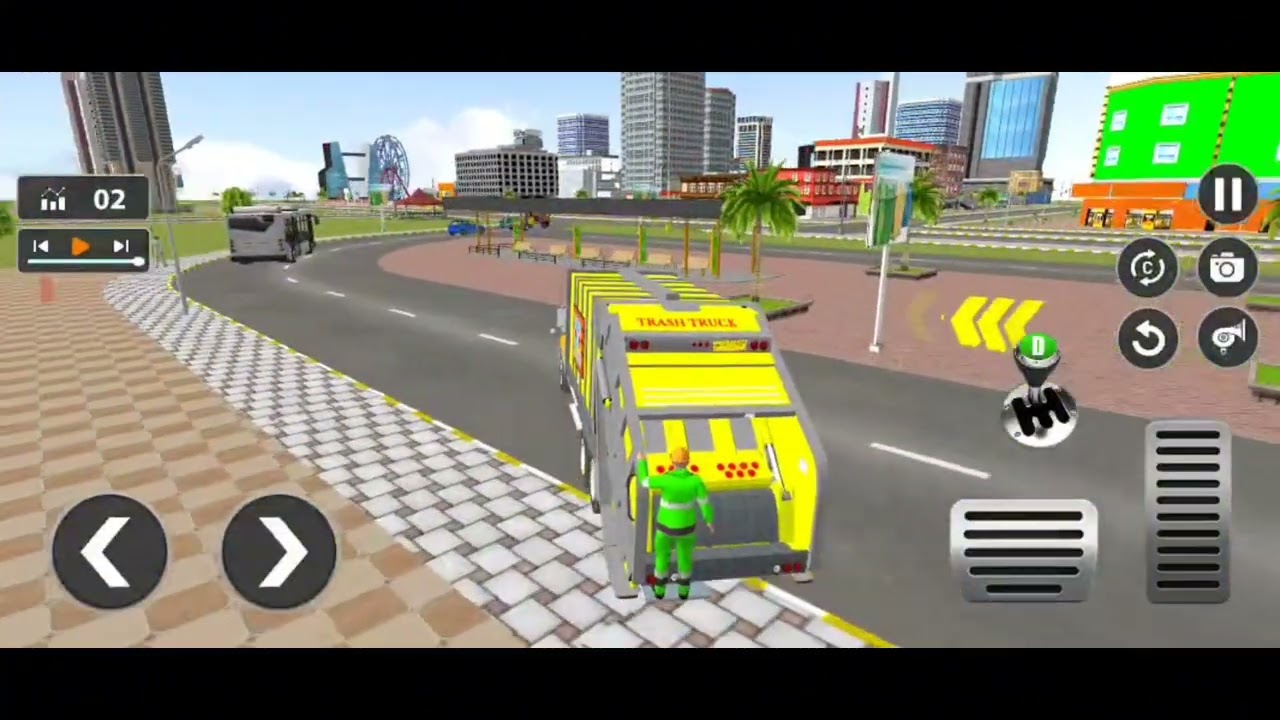 CITY GARBAGE TRASH TRUCK GAME|| GAME PLAYVEDIO||#viralvedio#truckgames#andoirdgame#gameplay