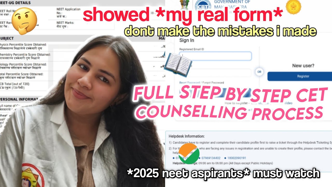 BPT admission 2025 after NEET | CET counselling Step-by-Step with *real form*⚠️