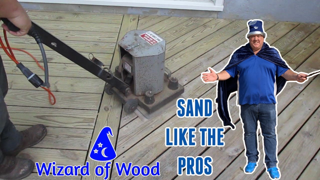 How to Sand Your Deck The Right Way