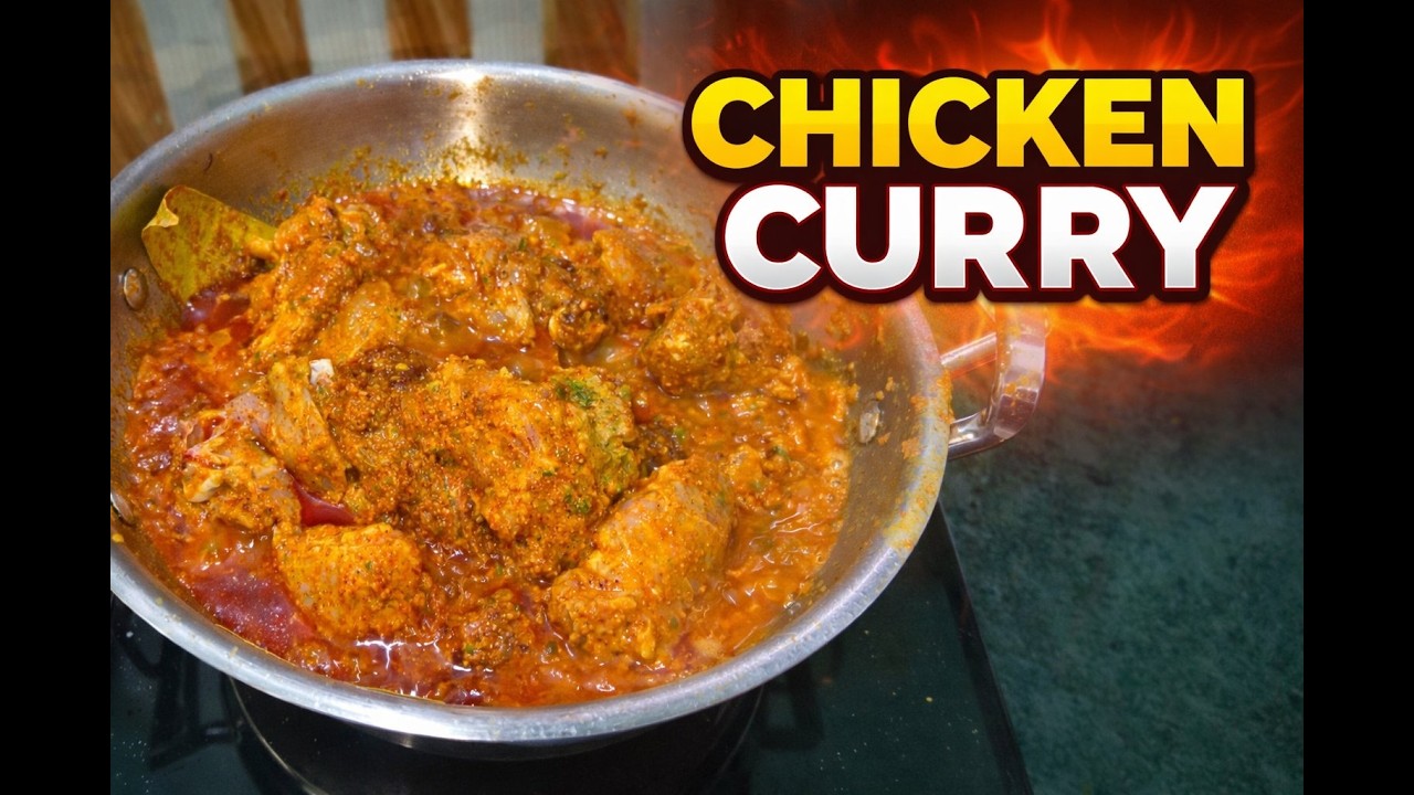 Simple Chicken Curry for Beginners | देसी चिकन करी #food