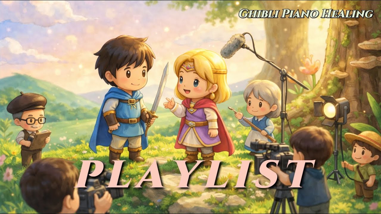 Ghibli Style Piano OST Playlist for Healing a Tired Heart 🌿🎹