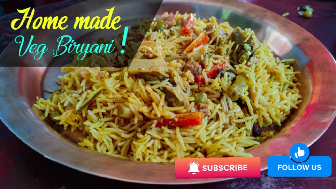 Ghorot Biryani Bonale Kenekua Hoi🤤 | Homemade vegetable Biryani | Rondha Borha | Assamese Cooking
