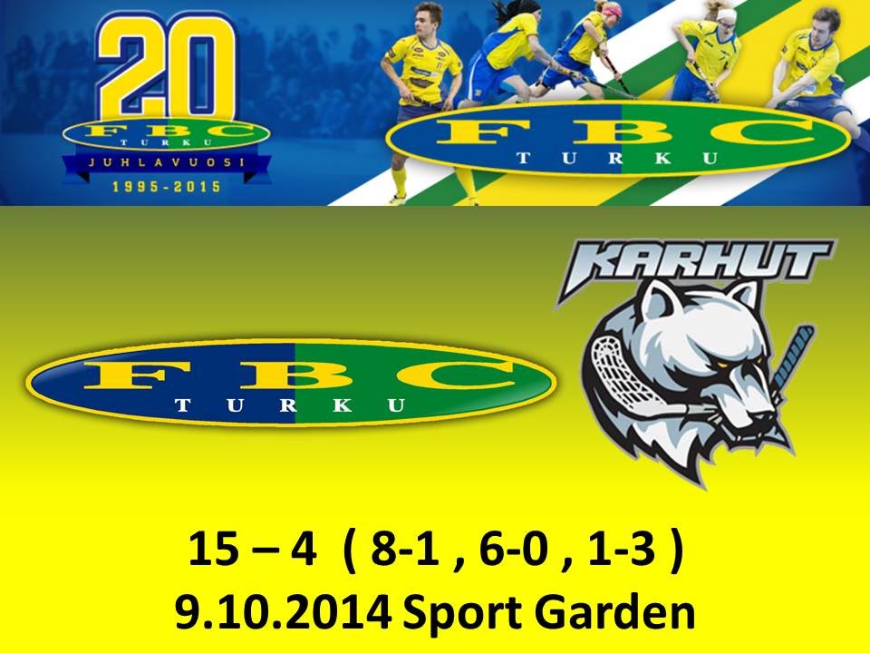 FBC TURKU - KARHUT  maalikooste 9.10.2014