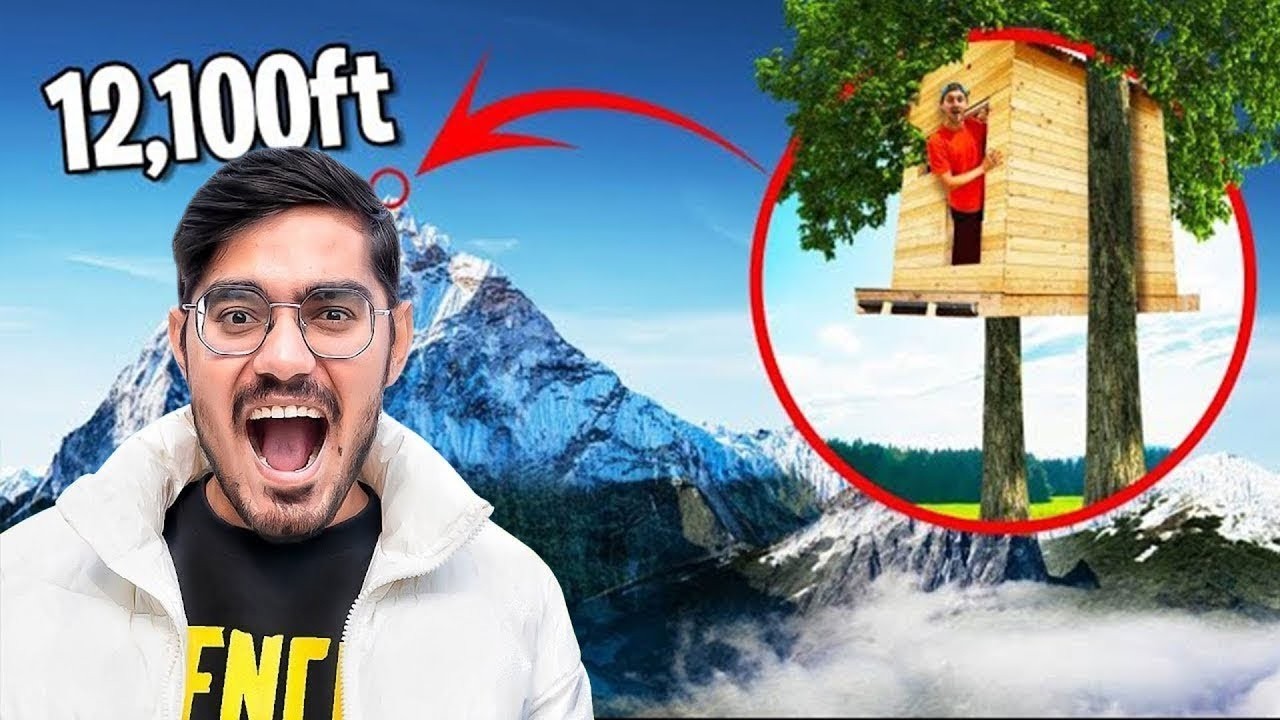 We Made a Real Tree House😱   हमने पेड़ पे बना दिया शानदार घर   Part 1