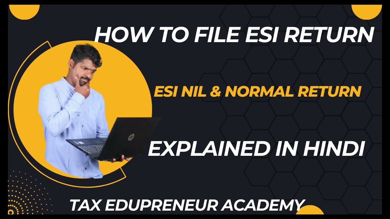 How to file ESI monthly return 2024 | ESI challan| online in Hindi -2024