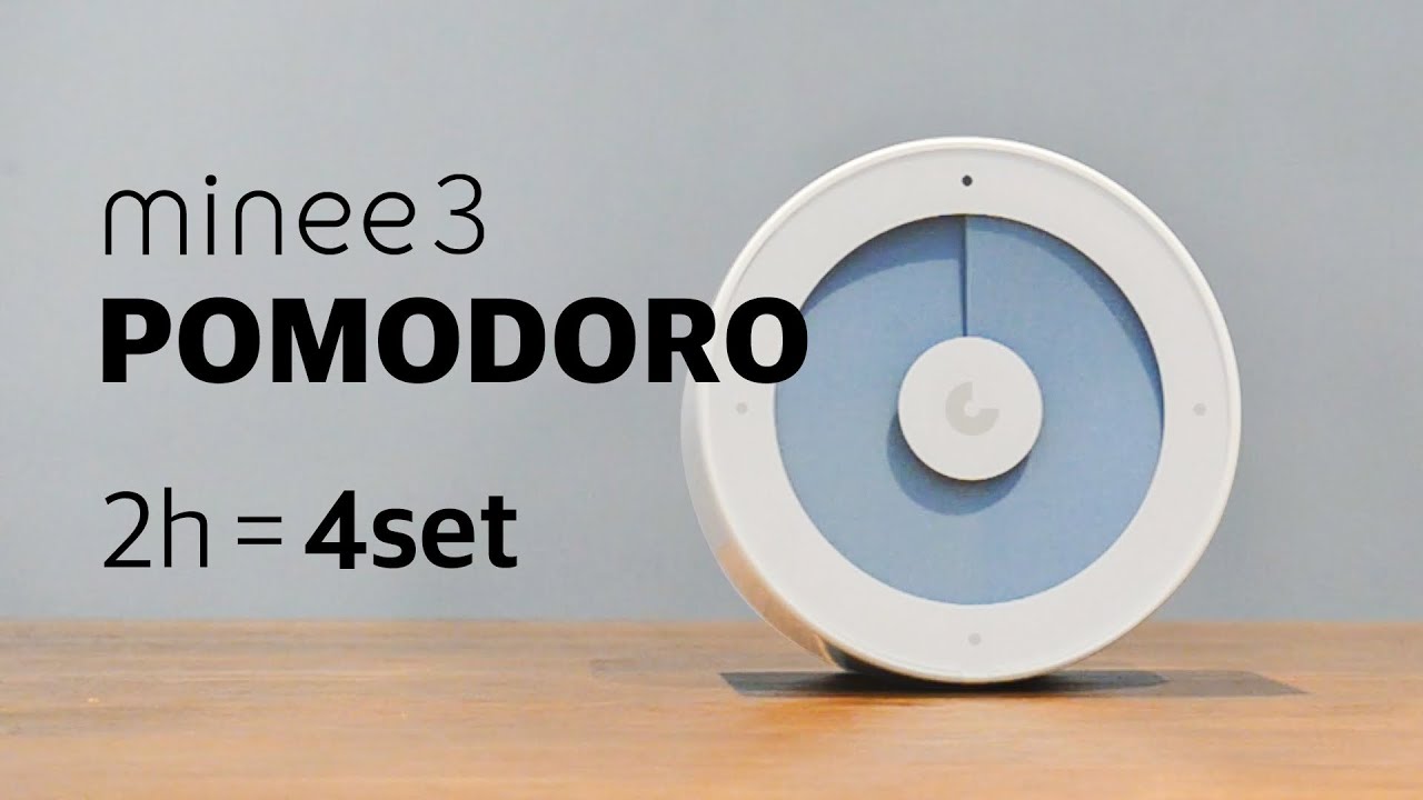 [minee 3][25분 뽀모도로 4set] 25minute pomodoro countdown | study with minee | no advertisement.