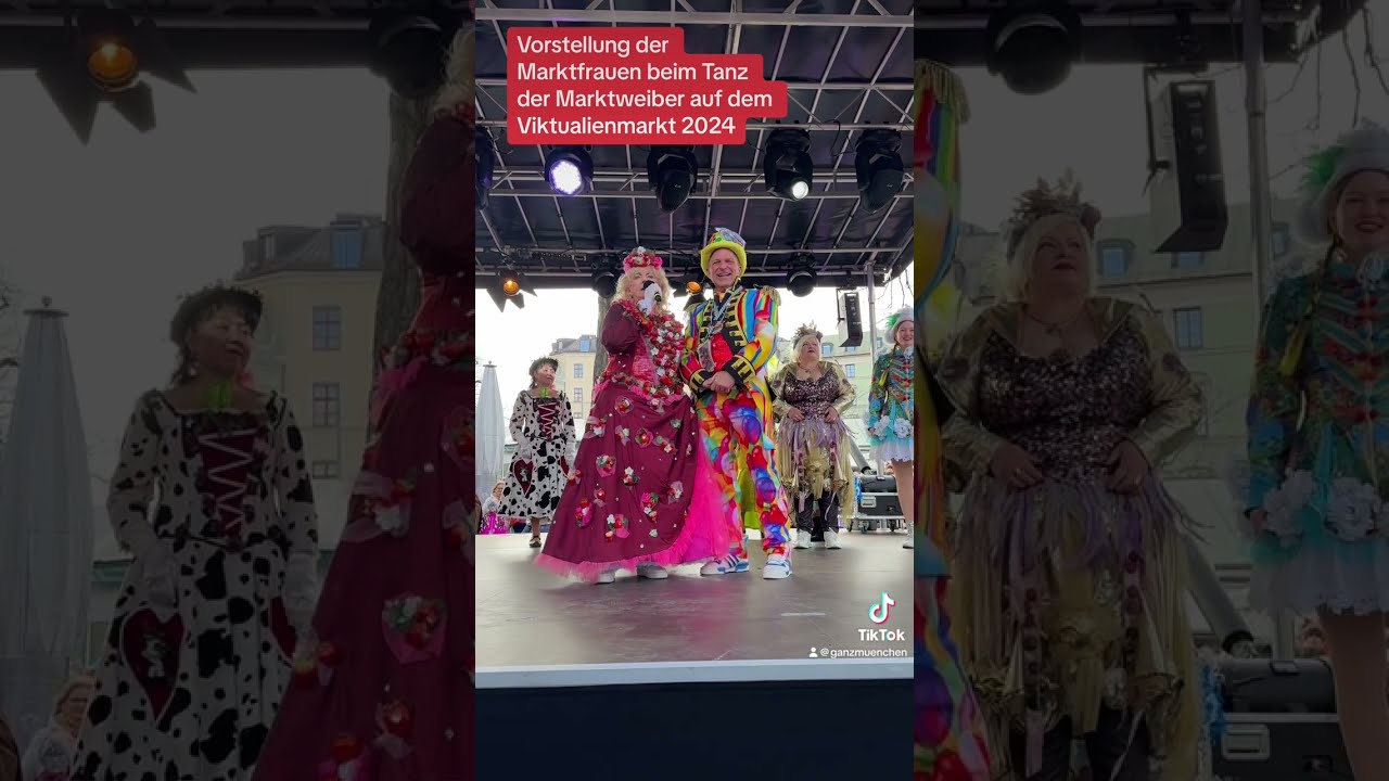 Vorstellung der Marktfrauen: Faschingsdienstag 2024: 35. Tanz der Marktweiber @ Viktualienmarkt