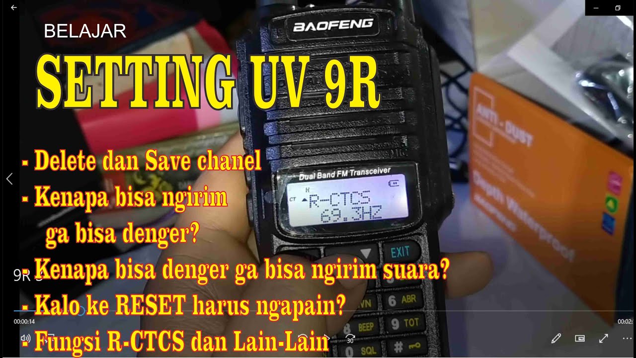 CARA SETTING HT UV 9R