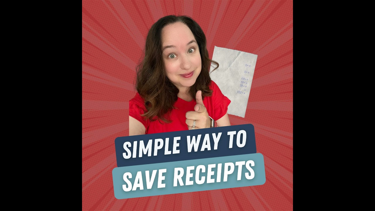 59. Bookkeeping Hack: How to Organize Receipts Without Thinking or Adding Software (Minisode)