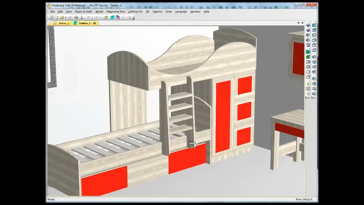 Furniture Design with Curved Panels