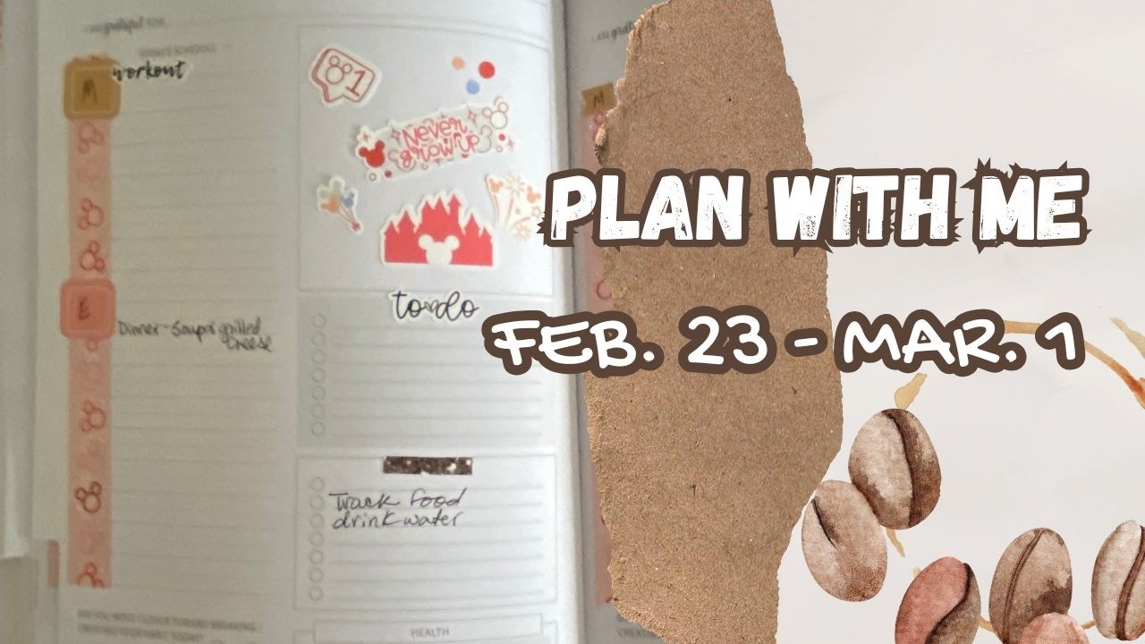 Preparing when plans are up in the air. Plan With Me