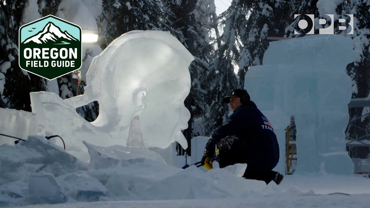 Ice carving world champion makes massive sculptures | Oregon Field Guide
