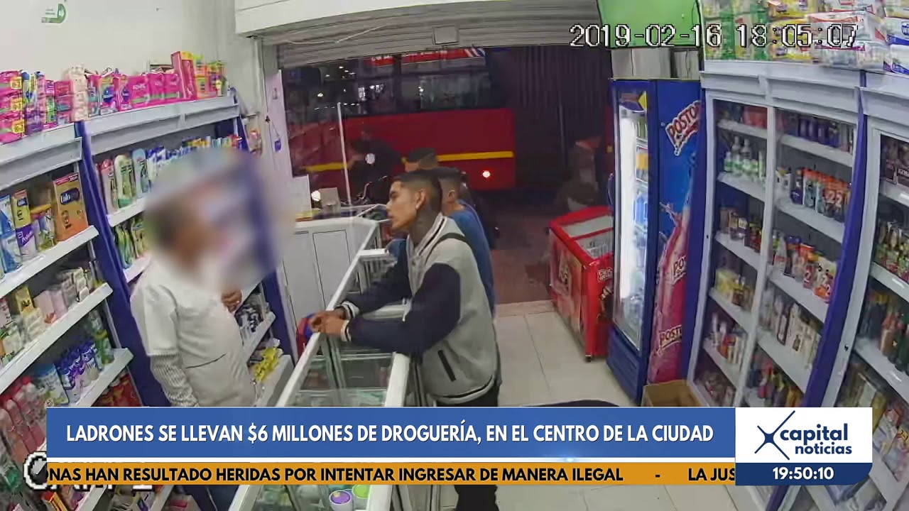 En video: millonario robo a droguer&iacute;a en el centro hist&oacute;rico de Bogot&aacute;