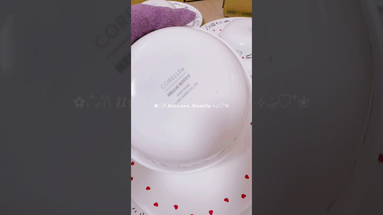 Unicorn Manila - CORELLE x Sanrio Hello Kitty 12pcs Dinnerware