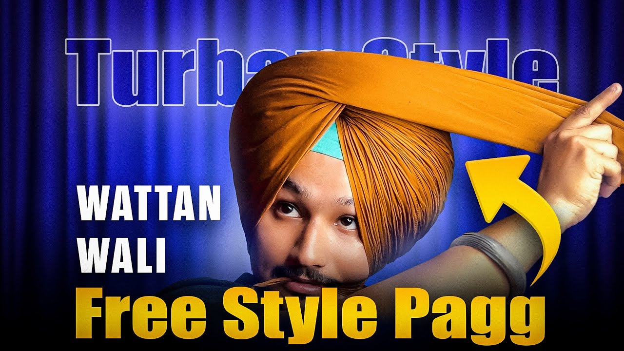 Easy Turban Tutorial | Wattan Wali Free Style Pagg | Watt Paun Da Sokha Tarika l Free Style Pagg