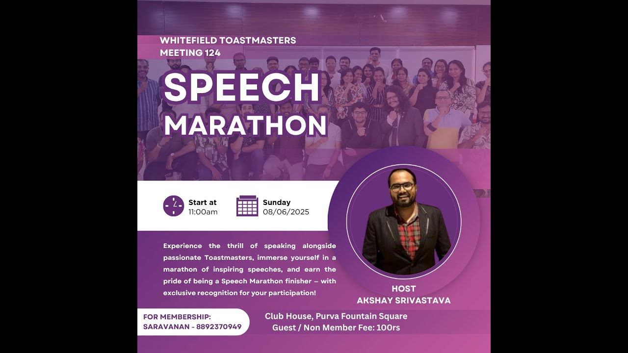 Meeting - #124 - Speech Marathon