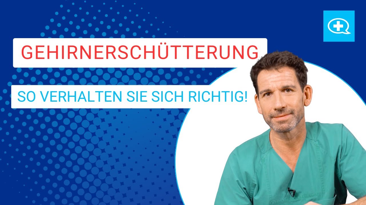 Gehirnersch&uuml;tterung &ndash; woran Sie die echte Gehirnersch&uuml;tterung erkennen und was dann wichtig ist.