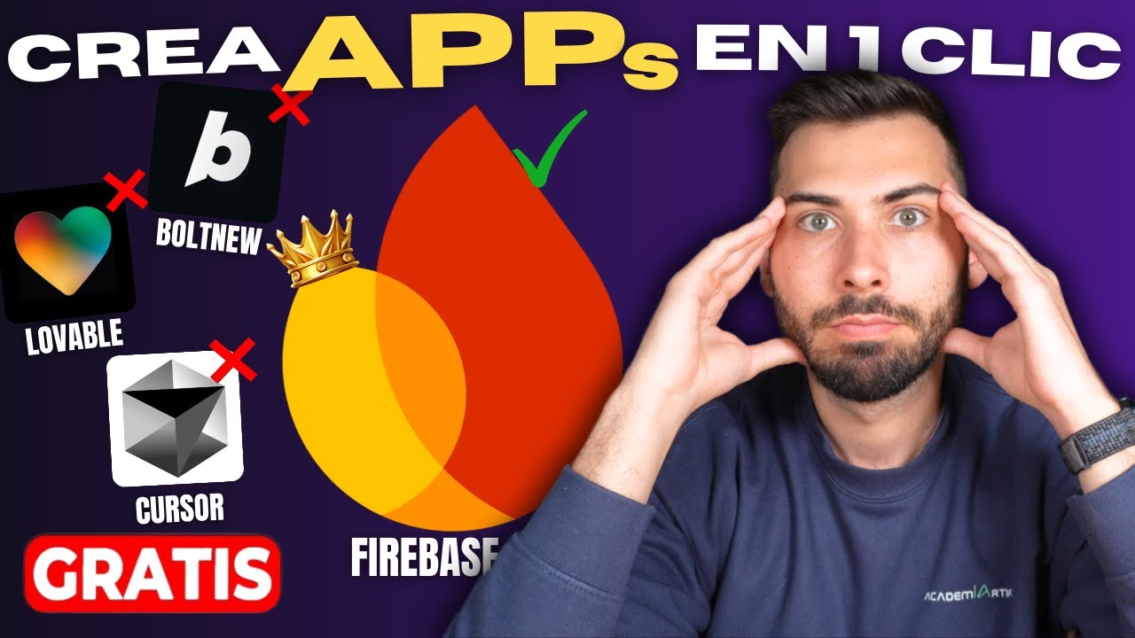 NUEVO Firebase con Gemini 2.5 Crea APPs GRATIS en segundos 🔥&nbsp;Tutorial&nbsp;F&Aacute;CIL