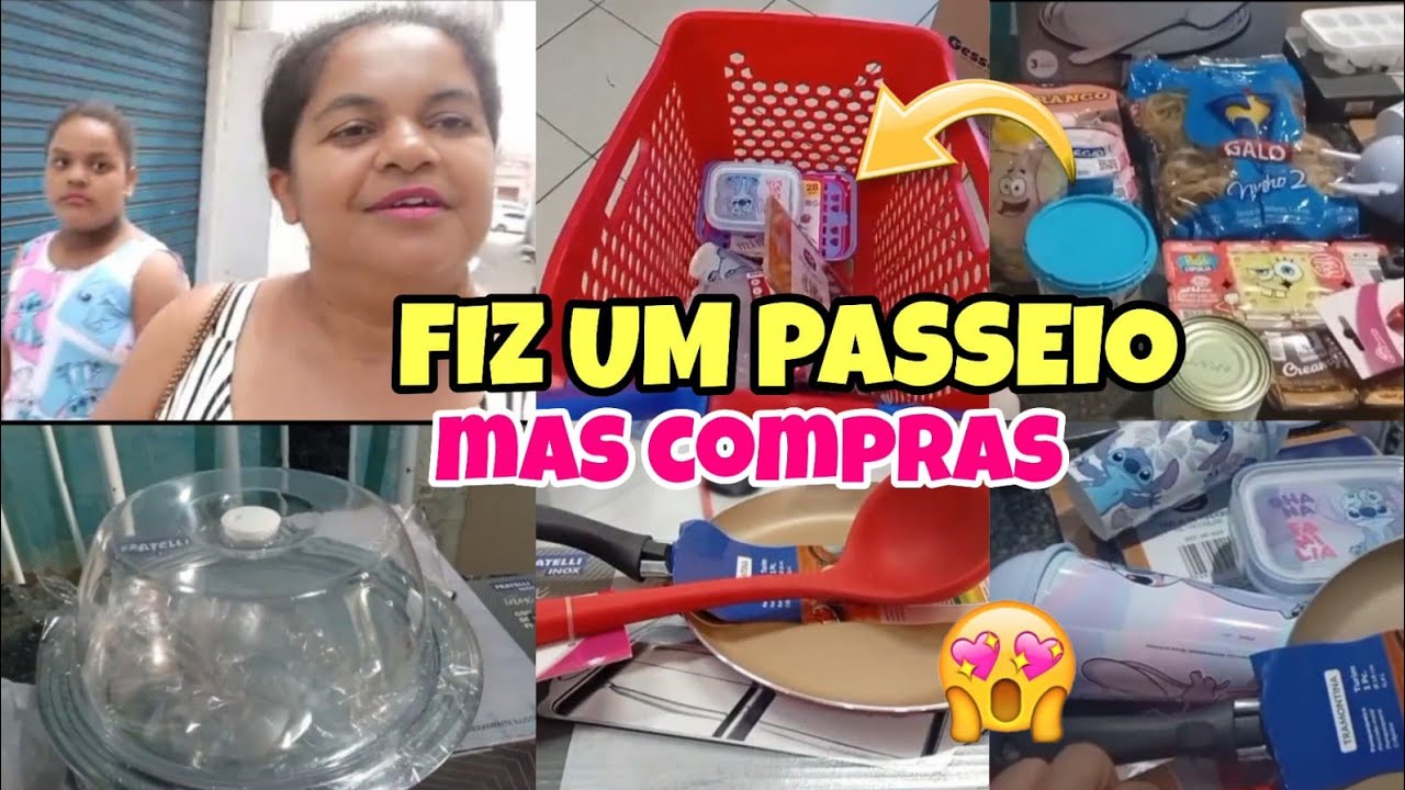 Fiz um passeio lindo e muitas compras 🛍️🛒