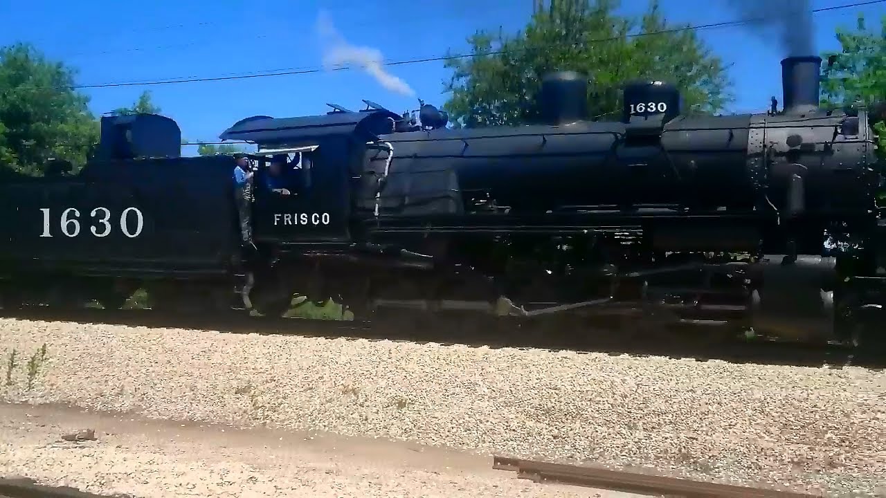 Live Steam Locomotive #1630 at  Illinois Railroad Museum