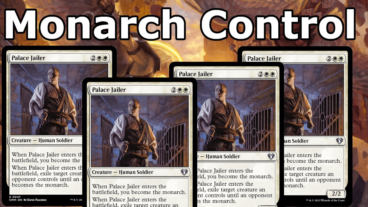 GO DIRECTLY TO JAIL!  Mono White Monarch (Palace Jailer Control / Prison- Legacy MTG)