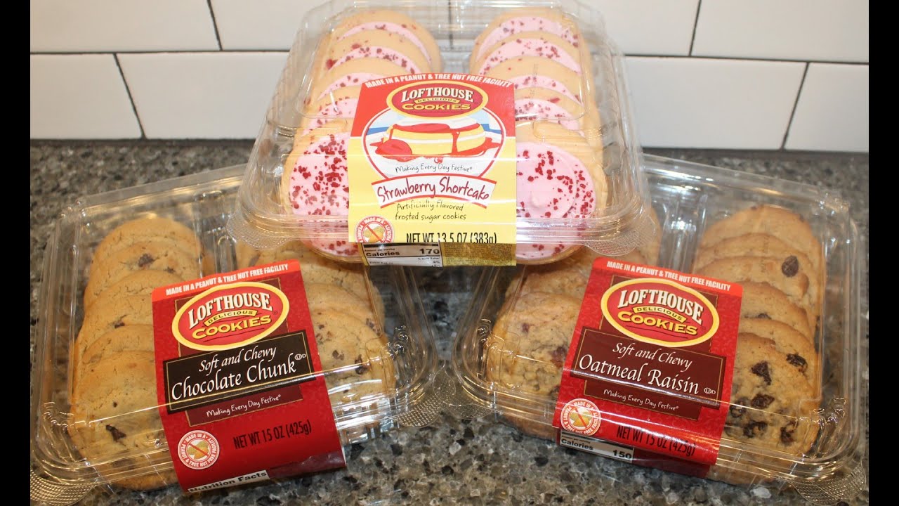Lofthouse Delicious Cookies: Strawberry Shortcake, Chocolate Chunk & Oatmeal Raisin Review