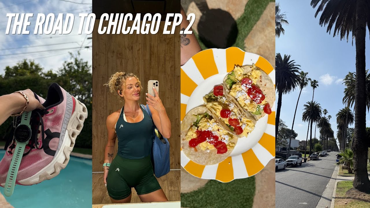 MARATHON TRAINING DAY | full runners gym workout, big chat about balance and going to Vegas ?!