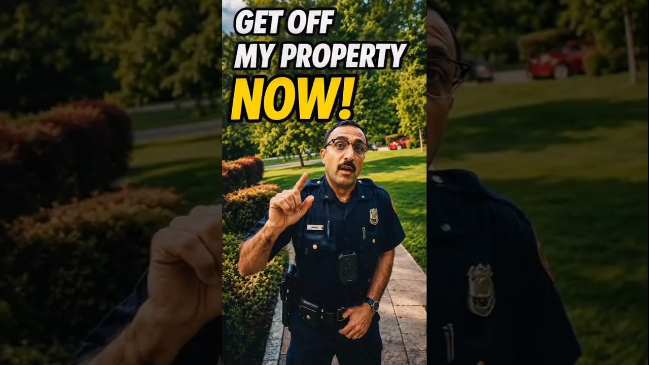 Полицейский незаконно проник на мой задний двор&hellip; а затем напал на меня! #copwatch #аудит
