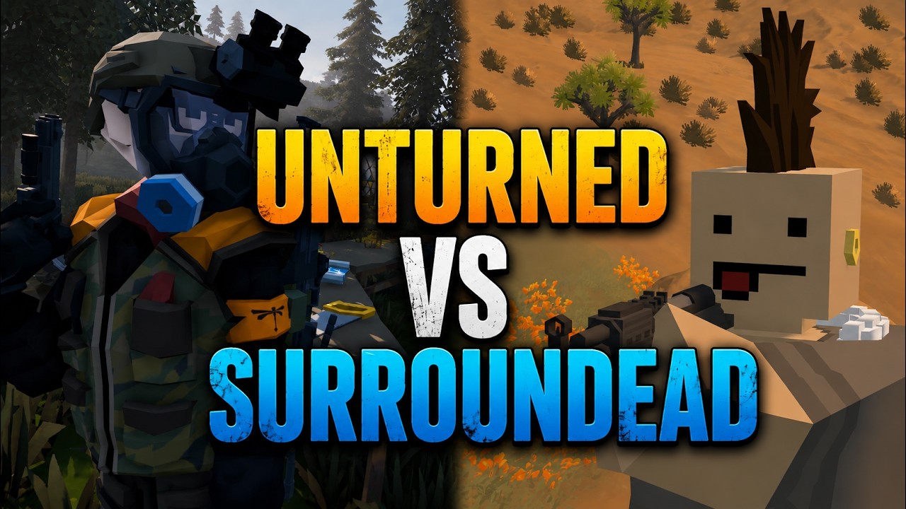 Unturned против Surroundead &mdash; какая игра про зомби лучше?