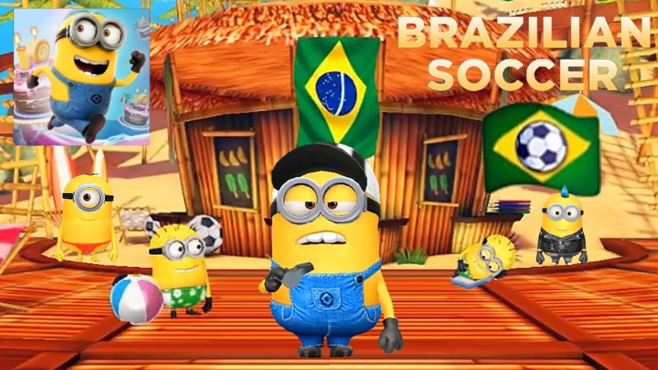 Referee Minion rush new update 9.2.0 Brazilian Soccer special mission gameplay walkthrough android