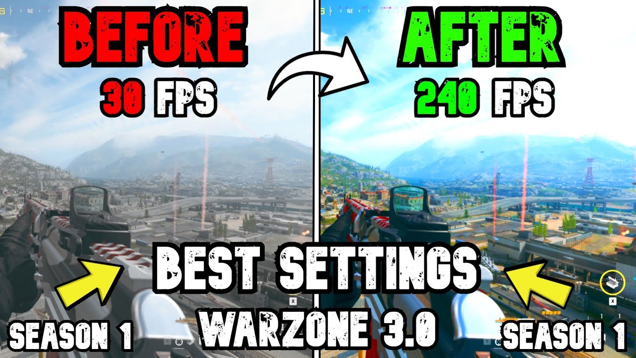 BEST PC Settings for Warzone 3 SEASON 1! (Optimize FPS & Visibility)