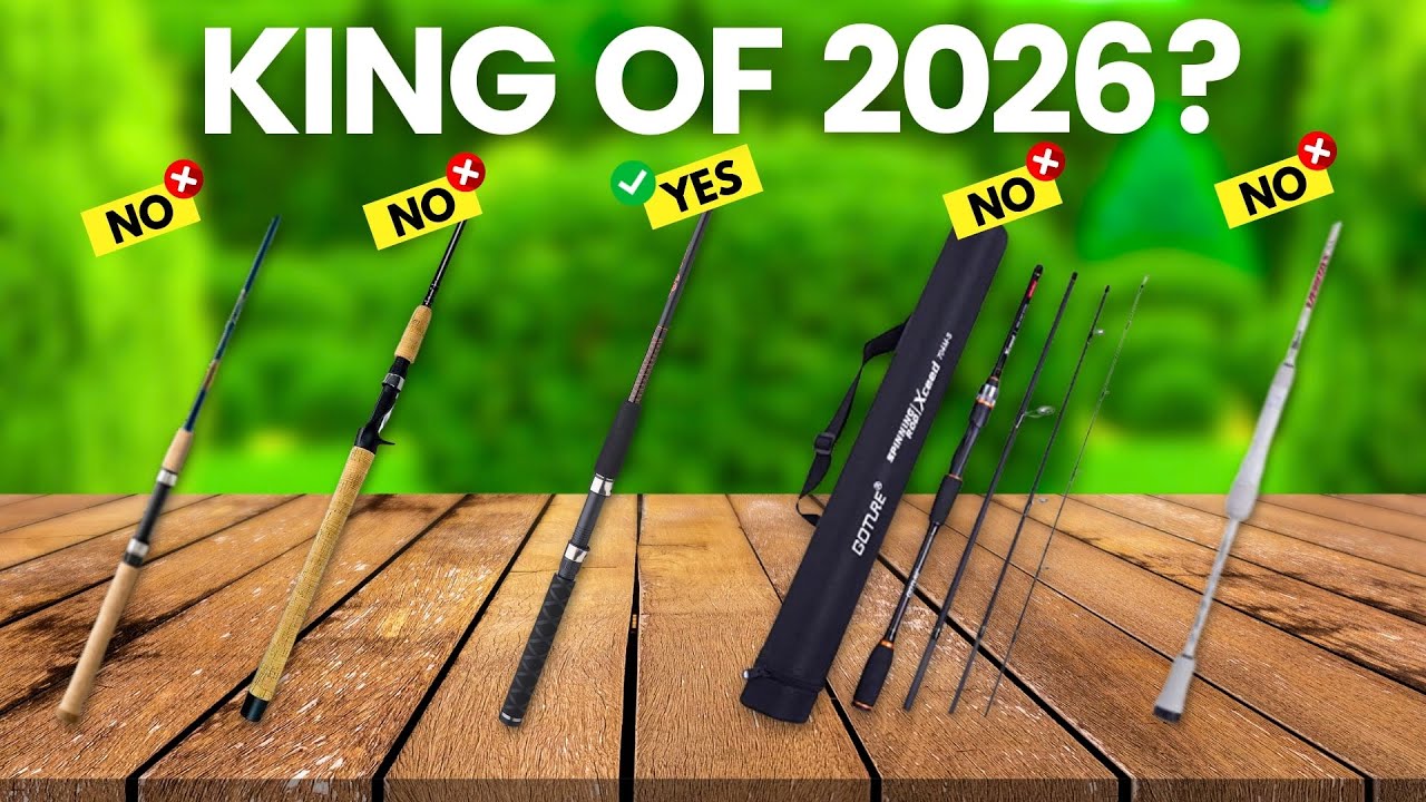 6 лучших рыболовных удочек 2026 года