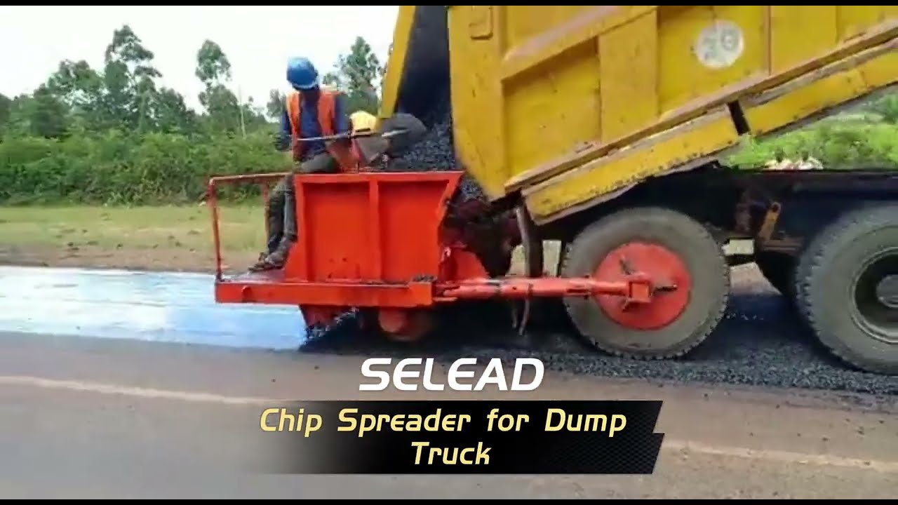 SELEAD Dismountable chip spreader for dump truck feedback