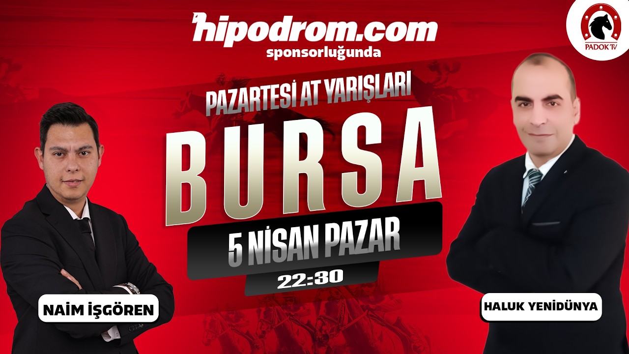6 апреля 2026 г. Прогнозы на скачки в Бурсе // Naim İşg&ouml;ren - Haluk Yenid&uuml;nya