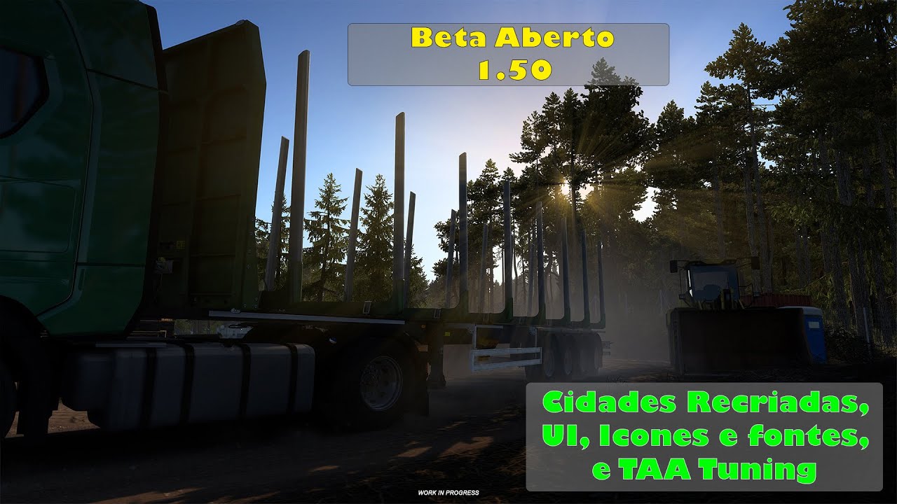 🚚 ETS 2 Beta Aberto 1.50 - Cidade Remodeladas, Comboio 128 Players  + TAA Tuning
