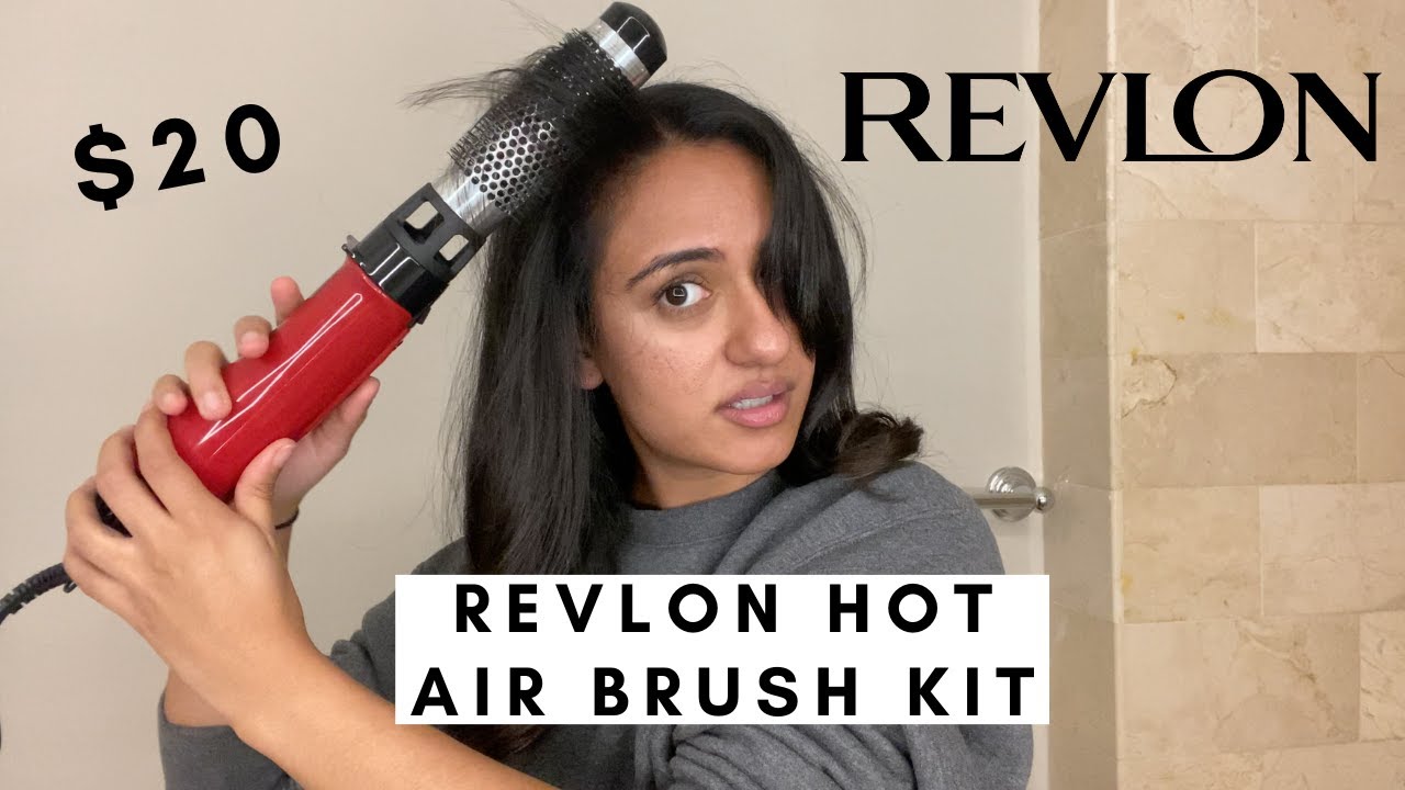 Revlon Hot Air Brush Kit Review | Better than the One-Step Hair Dryer And Volumizer Hot Air Brush?!?