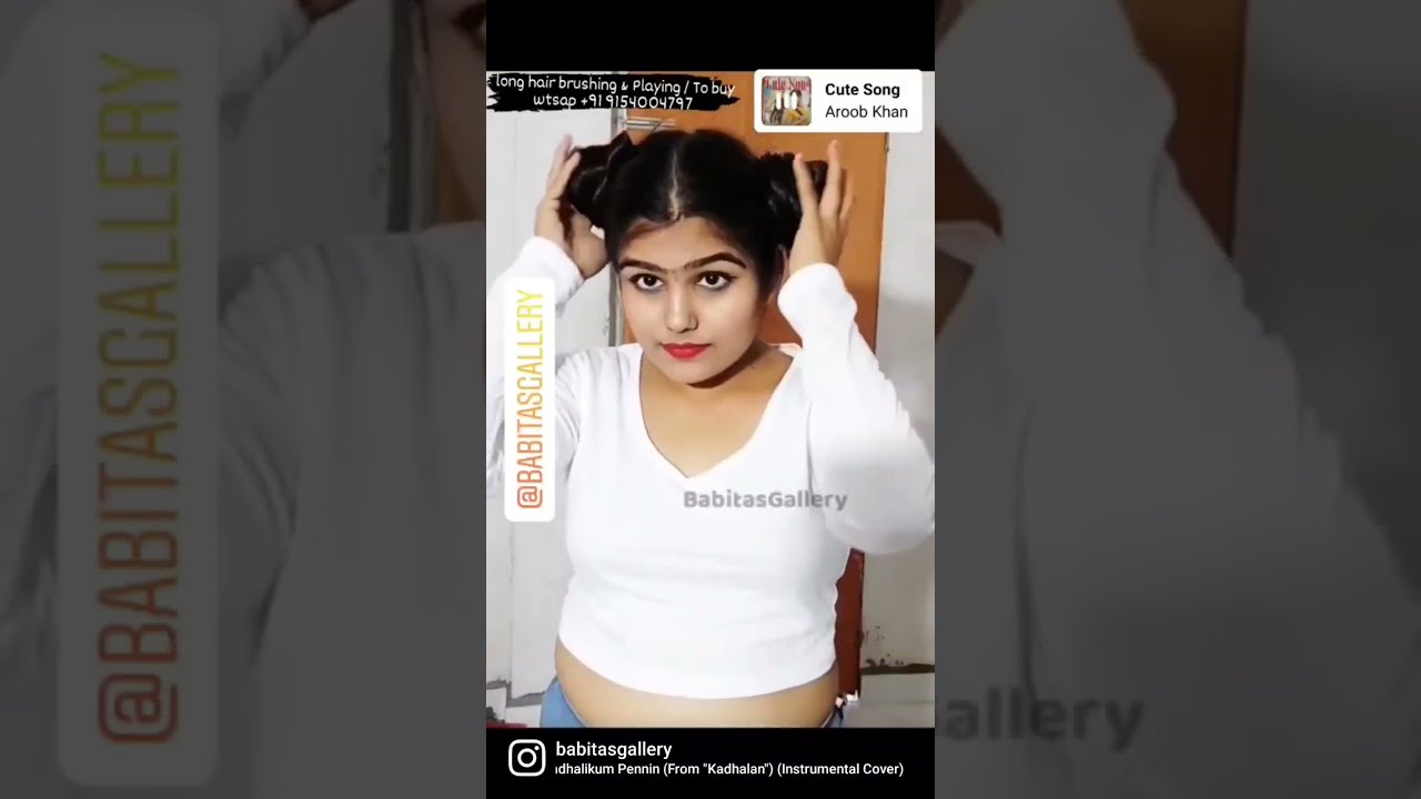 longhair hairplay by cutelady #trending #viral #shorts #babitasgallery #hairplay #ytshorts #longhair
