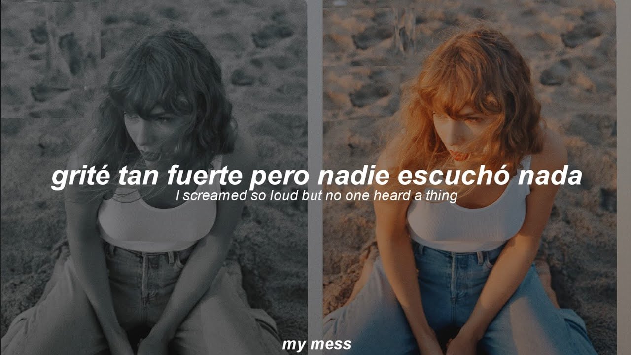 taylor swift - clean (taylor's version) (traducida al español + lyrics)