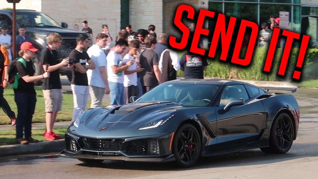 CRAZY MODDED MUSCLE CARS SEND IT LEAVING CARS AND COFFEE HOUSTON!!!