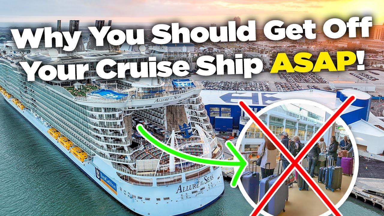 8 reasons to get off your ship as early as possible on disembarkation day