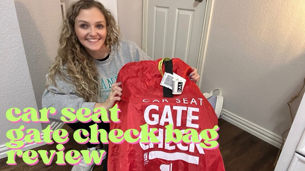 Mom of 2- Car Seat Gate Check Bag Review