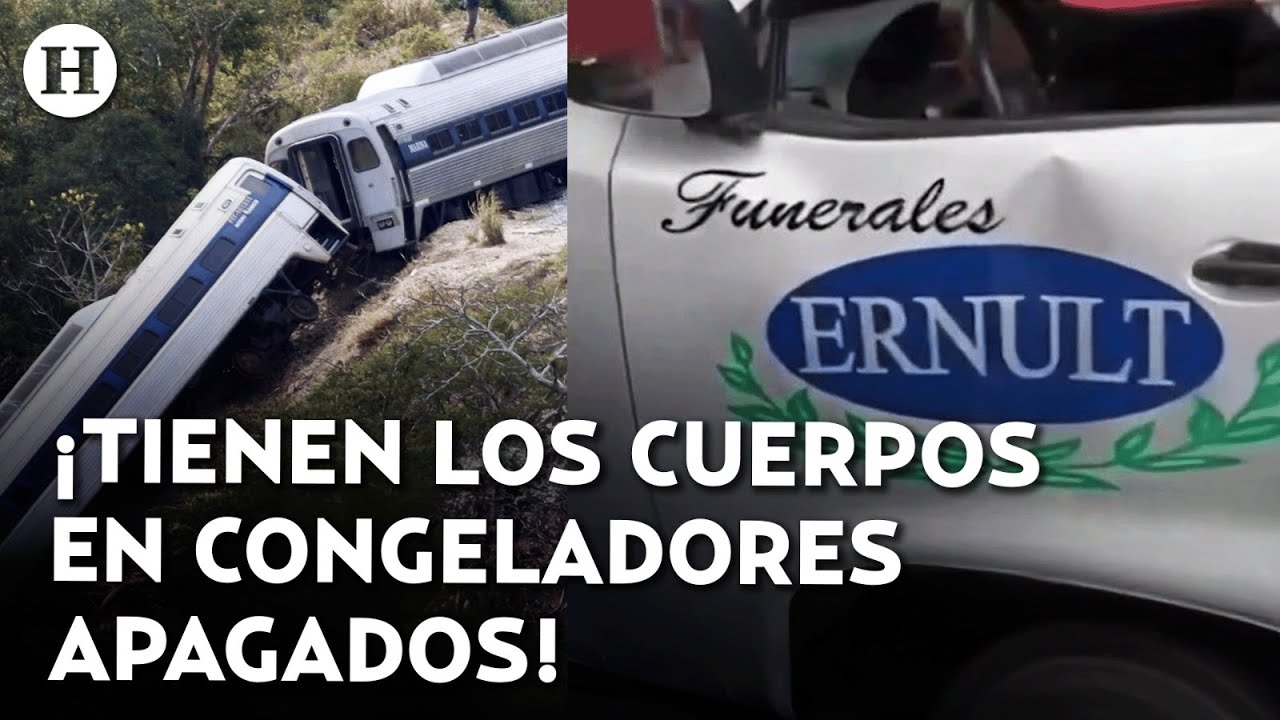 Familiares de víctimas del Tren Interoceánico denuncian negligencias en funerarias de Juchitán