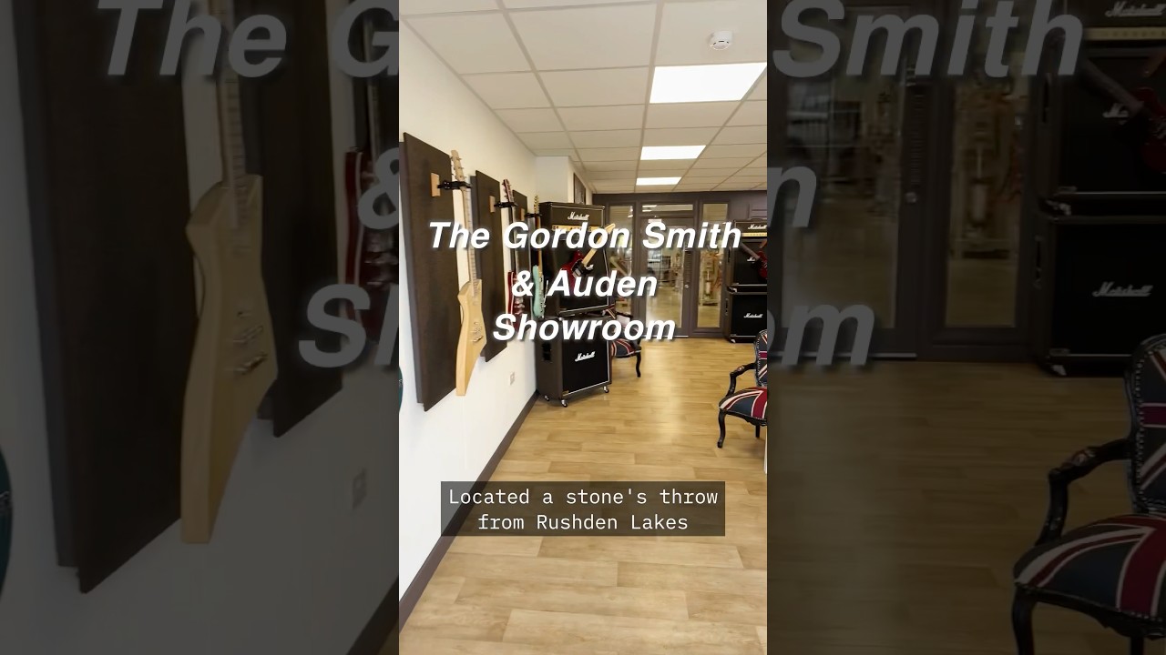 Welcome to the Gordon Smith & @audenguitars showroom in Northamptonshire! #customguitars #guitar