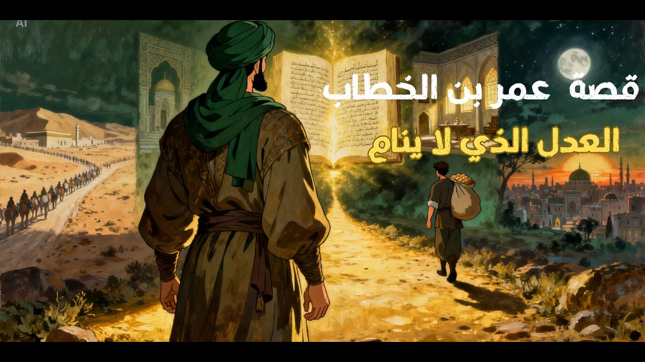 قصة عمر بن الخطاب للأطفال والكبار قصص إسلامية مؤثرة✨ | #قصص #قصص_قبل_النوم