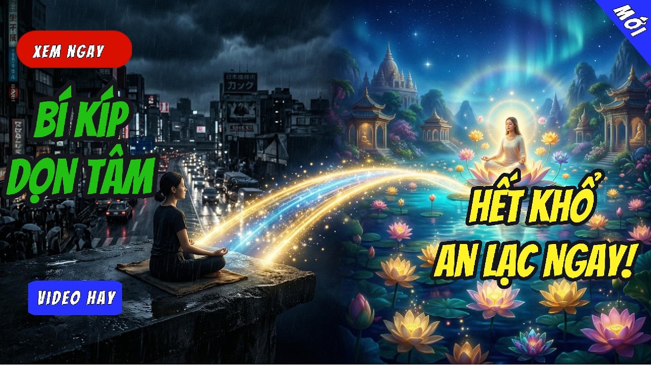 Kinh  Quán Vô Lượng Thọ QuánThứ 5: Tẩy Sạch Tâm Ô Nhiễm Đạt An Lạc Ngay Hiện Tại
