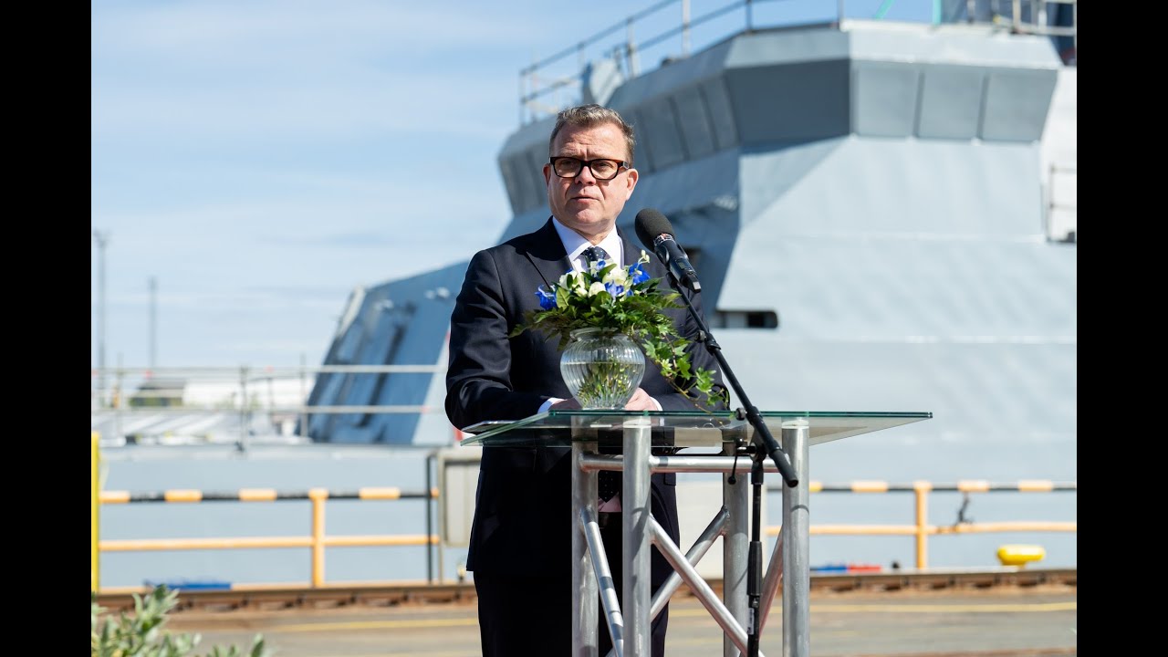 Launching of the first multi-purpose corvette