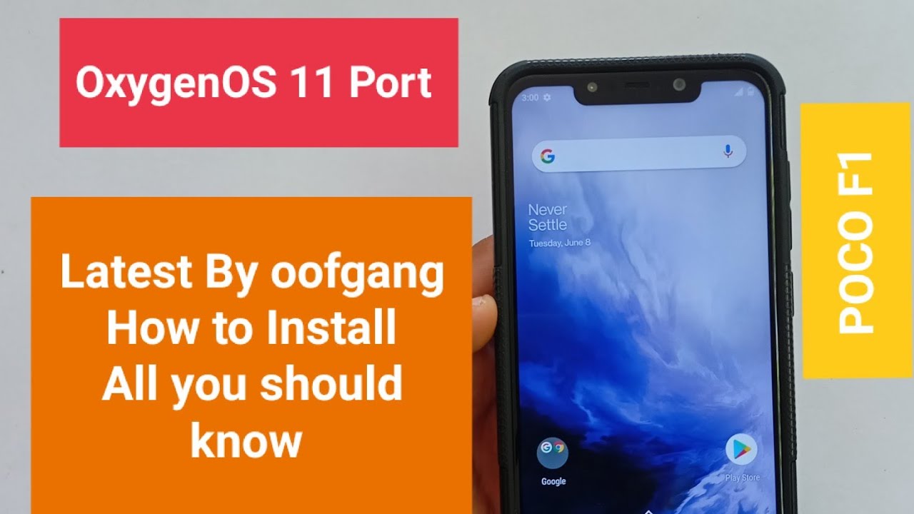 POCO F1 | OOS R OP7 OB1 for Poco F1 | Oxygen OS 11 Latest in Port |  Android 11 | How to Install